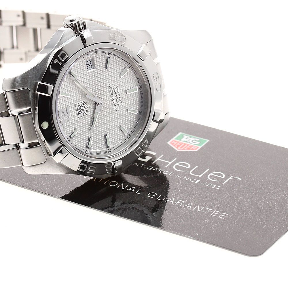 【稼働】 TAG HEUER AQUARACER WAF2111 自動巻き腕時計 タグホイヤー TAG HEUER WAF2111 アクアレーサー デイト 自動