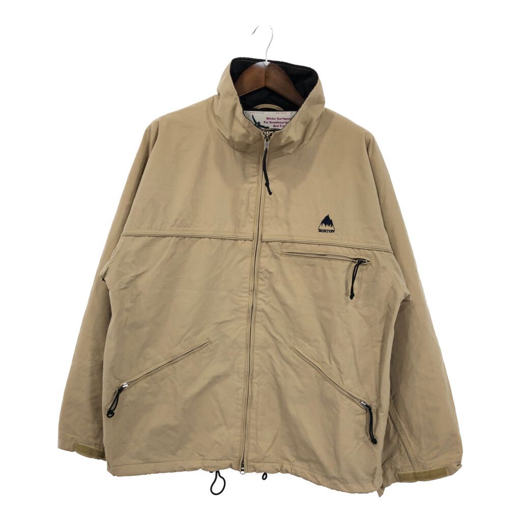 BURTON バートン スキージャケット アウトドア スノースポーツ ベージュ (メンズ XL) 中古 古着 R6009