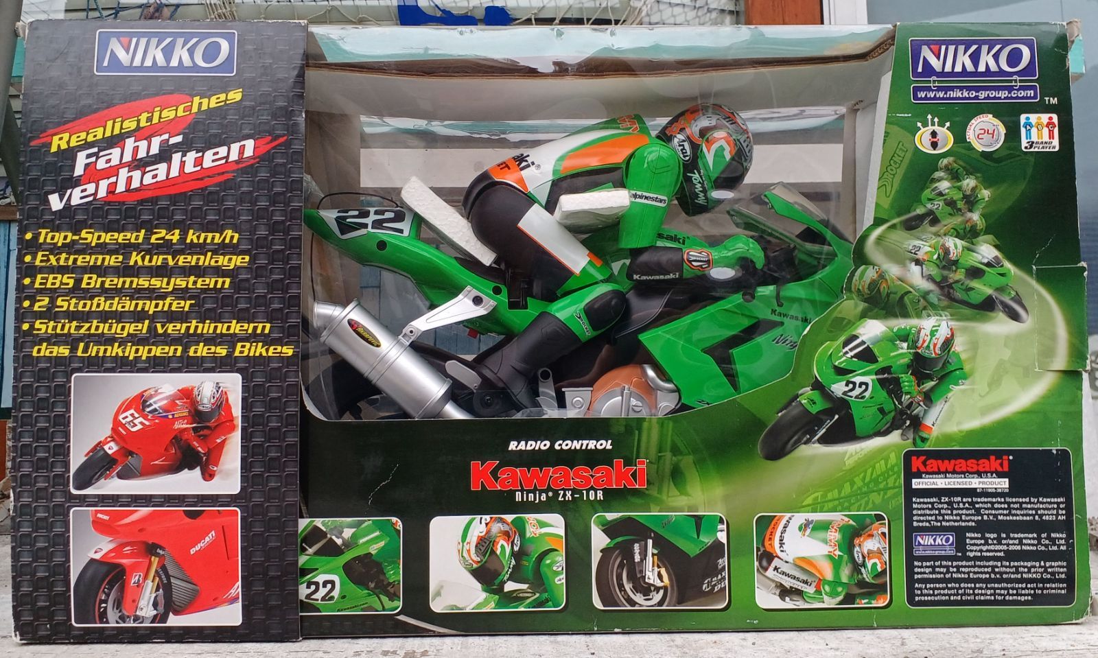 ラジコン オートバイ☆ 超レア 日本未発売品 Nikko Kawasaki Ninja ZX