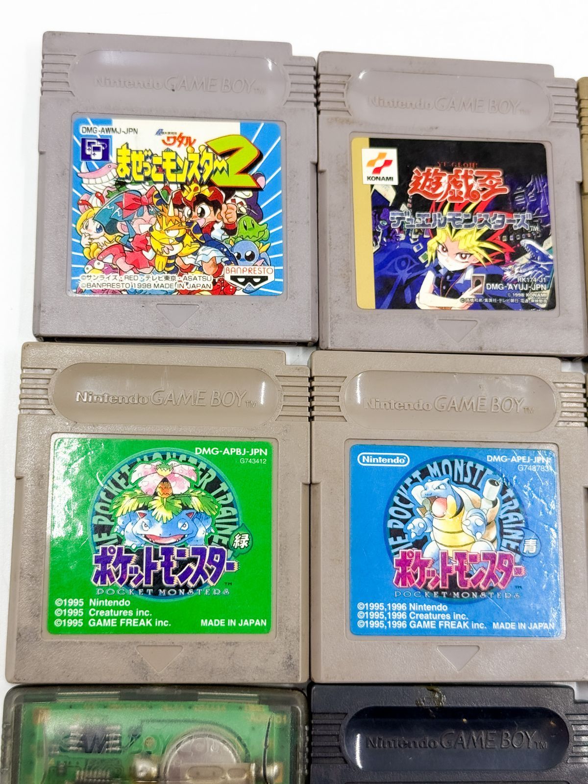【動作確認済み】カラー　ゲームボーイカセット　6点　ポケモン　青　金　カービィ Yahoo!オークション - 〈動作確認済み〉GBC ゲームボーイカラー