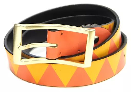 中古】衣類 空条承太郎 ベルト(イエロー×レッド) 「はるやま×ジョジョ