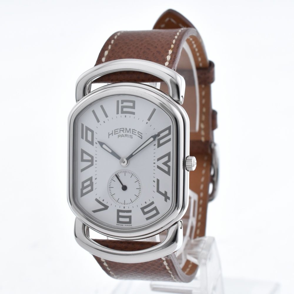 エルメス HERMES RA1.810 ラリー スモールセコンド クォーツ メンズ美