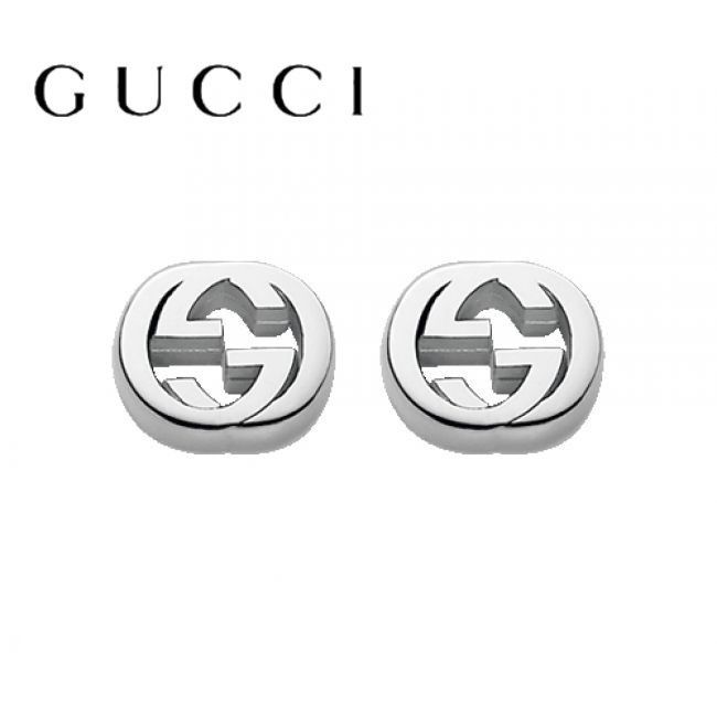 グッチ GUCCI シルバーインターロッキングG ピアス 356289 J8400 8106 