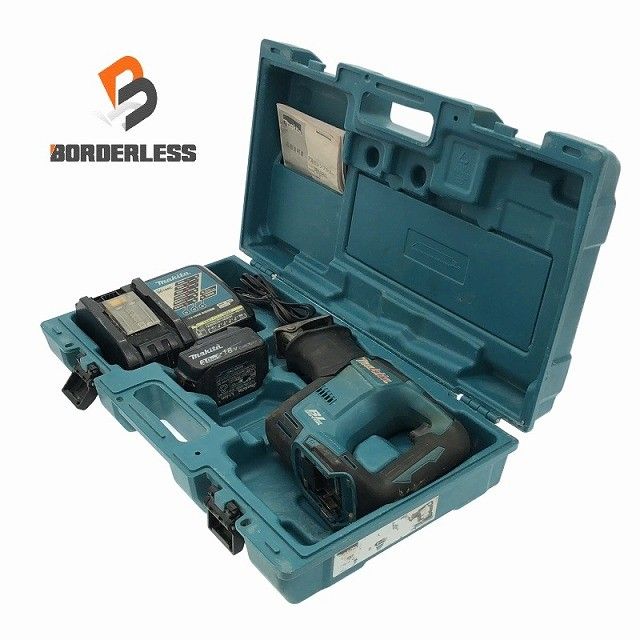 品 makita マキタ 18V 充電式レシプロソー JR188DRG バッテリ1個 18V 3.0Ah 充電器 ケース コードレスセーバソー 116390116390