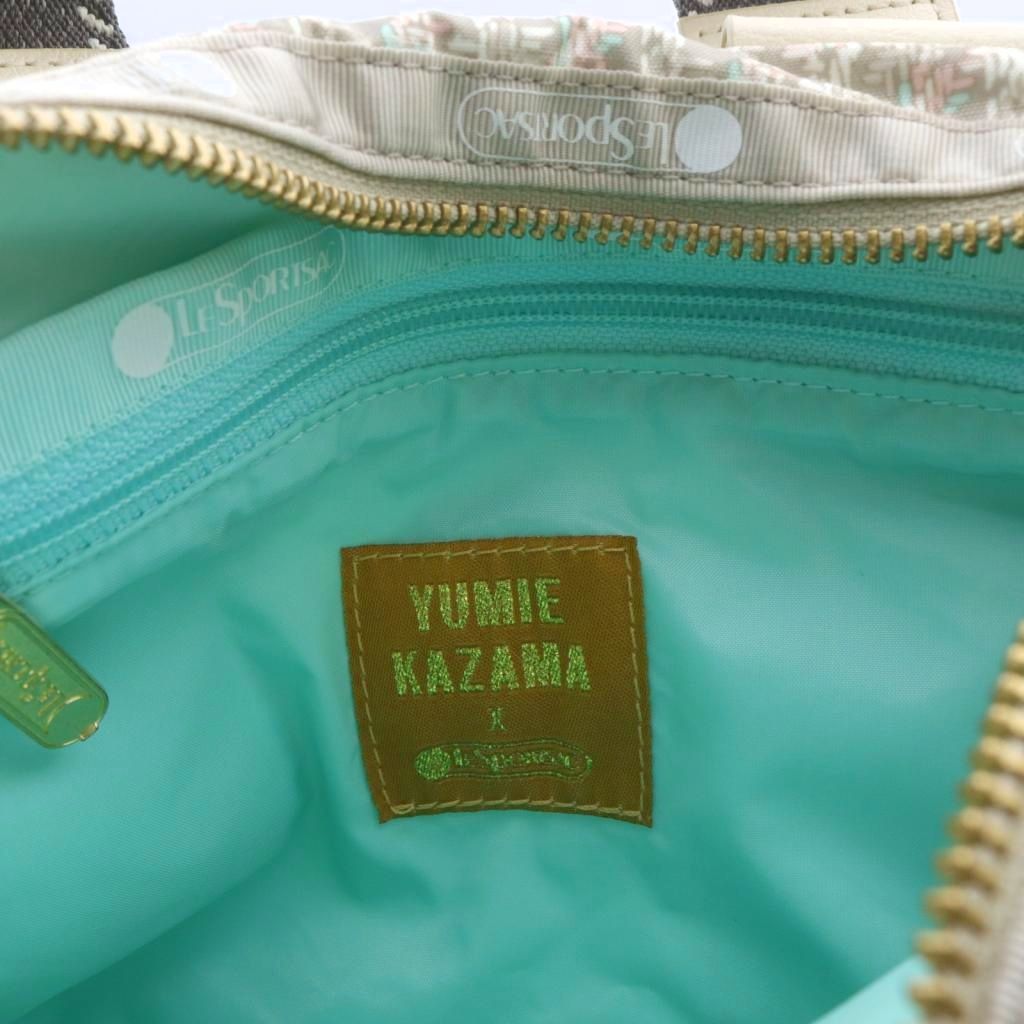 ⭐︎お値下げ⭐︎レスポートサック　YUMIE KAZAMA ミニボストン レスポートサック ミニボストンバッグ ハンドバッグ 総柄 ロゴ