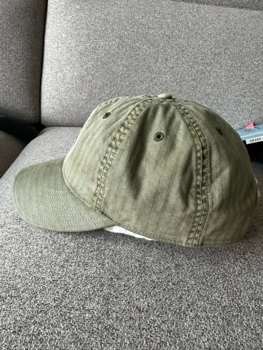 【希少】ＲＲＬダブルアールエル 　　　ワークキャップ　カーキ　オリーブ オイルクロス ボール キャップ（キャップ）｜RRL（ダブル アール