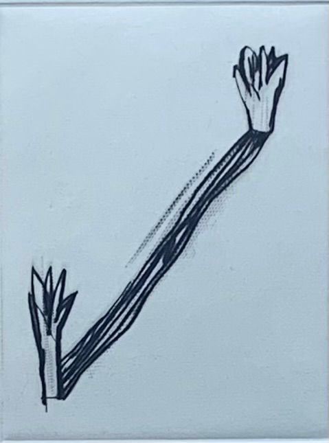 【額付】【真作】山中現　やまなかげん　YAMANAKA Gen　一つの意味　ドライポイント　版画　作家直筆サイン 額付】【真作】山中現 やまなかげん YAMANAKA Gen 一つの意味