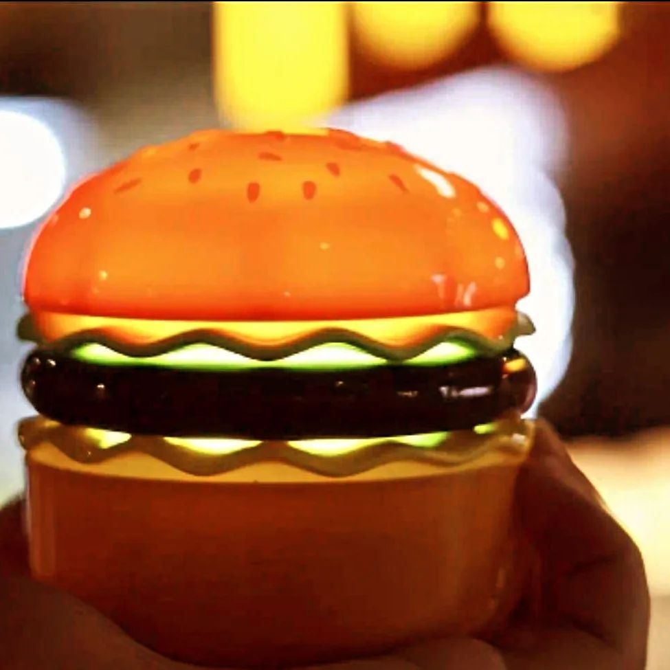 ハンバーガー ライト Amazon.co.jp : GlooGlitter 2個 かわいいハンバーガーデスク