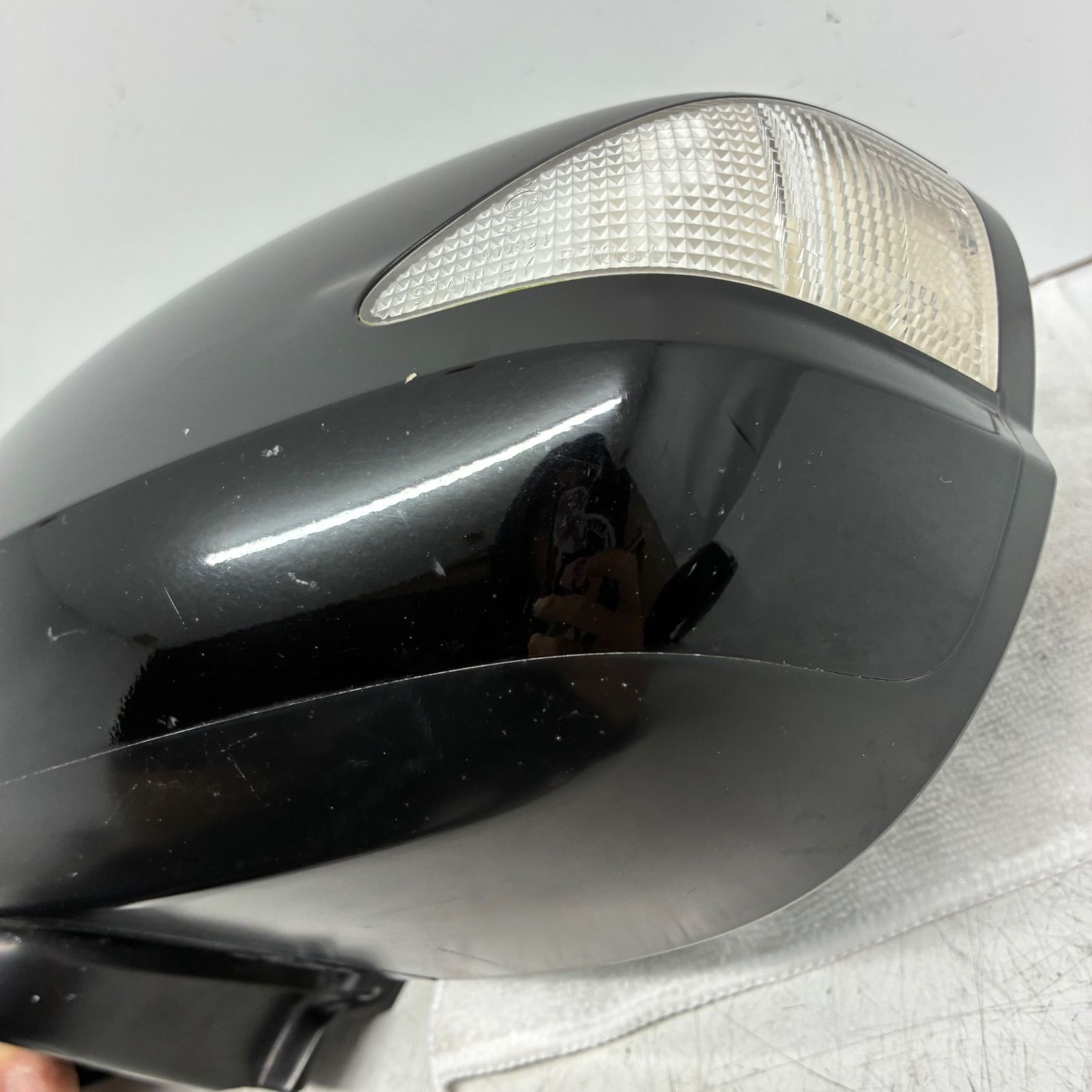 ホンダ GE6 GE7 GE8 フィット FIT ドアミラー サイドミラー 左側 助手席側 L 9ピン 9P ウィンカー付 黒 ブラック NH731P P71592 FFCRYSTALESIA_COM