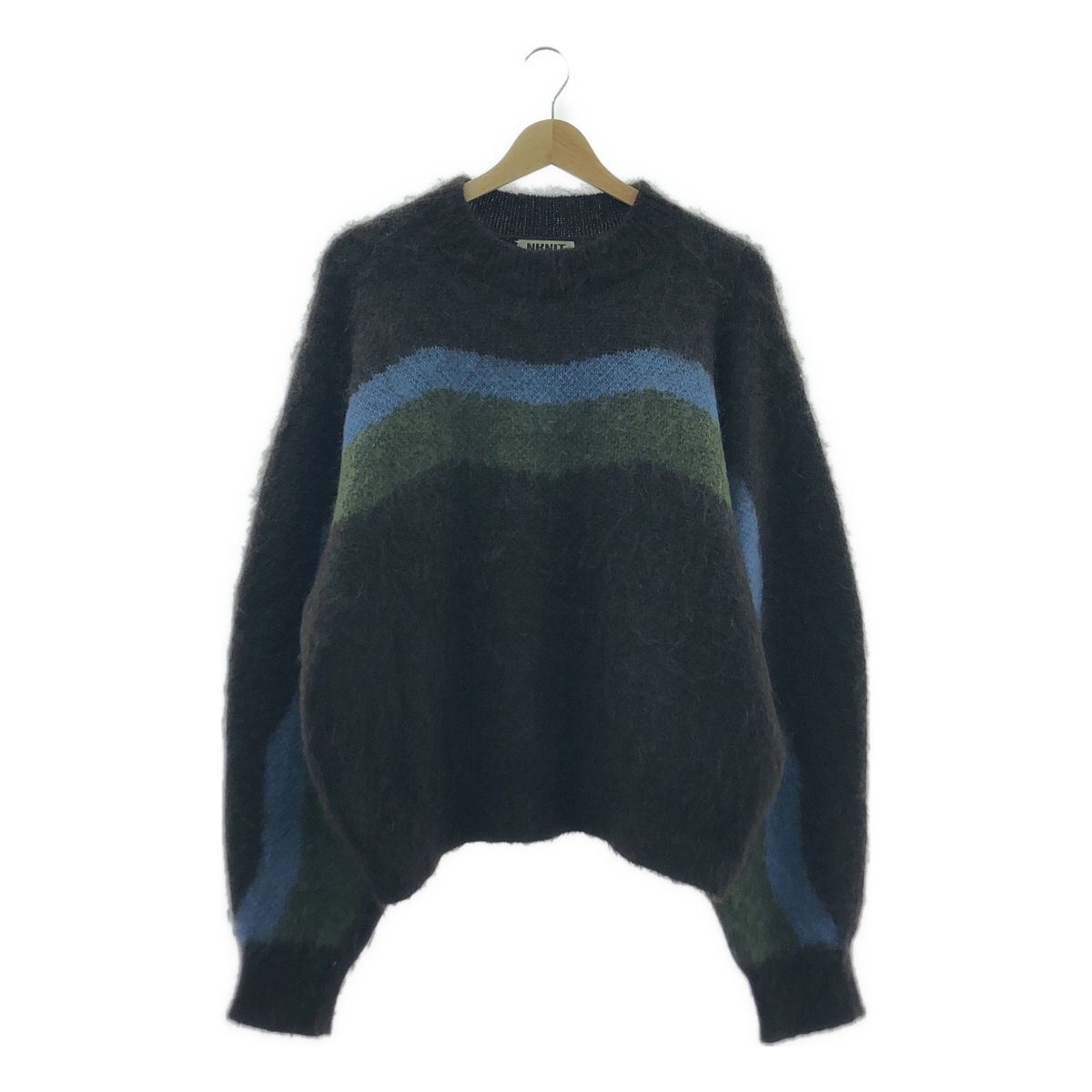 NKNIT / ンニット | 2022AW | wave pattern mohair KNIT / モヘヤ 