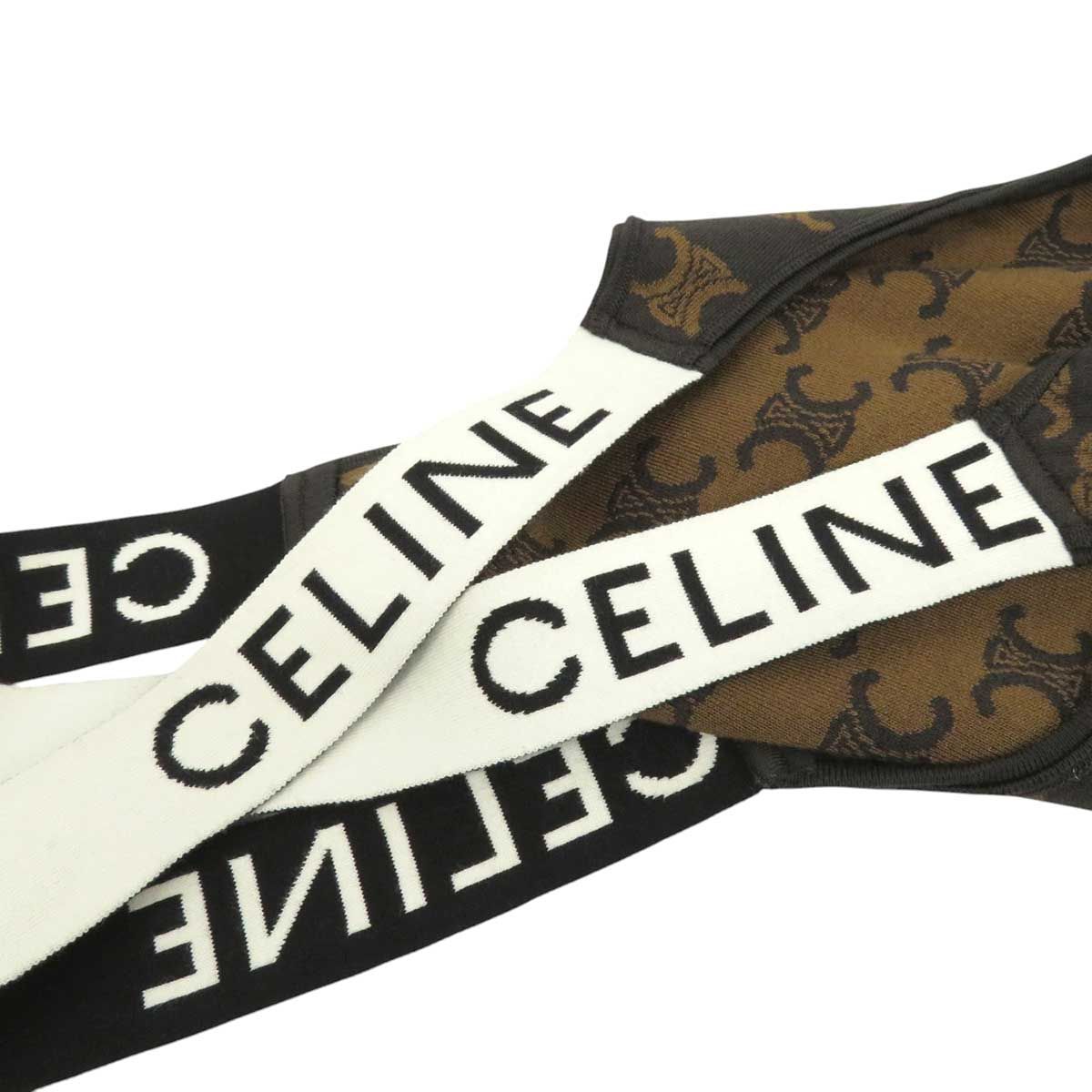 セリーヌ トリオンフ ニット ノースリーブ ミニ ワンピース 2AG05916T  