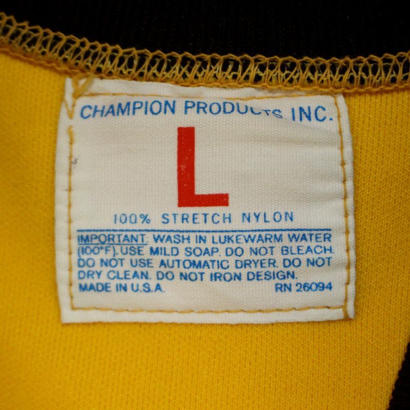 60's チャンピオントラックジャケット プロダクツタグMADE IN USA 60's Champion トラックジャケット 