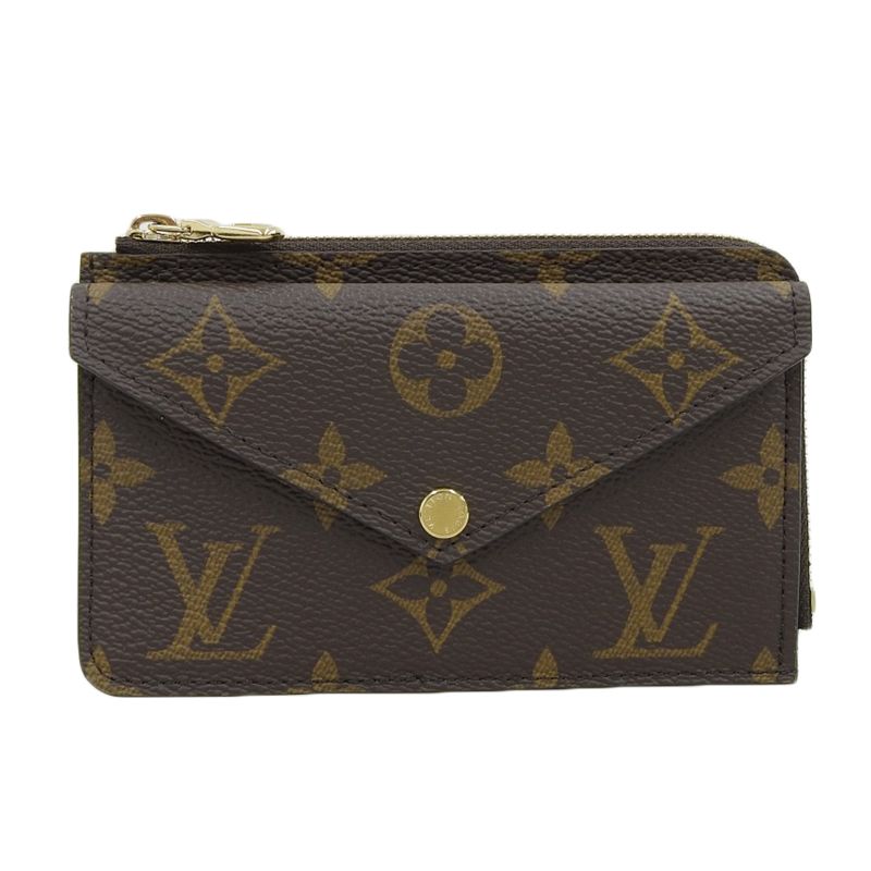 ルイヴィトン LOUIS VUITTON モノグラム ポルトカルト レクトヴェルソ カードケース コインケース ノワール M69431 新入荷 LV1856