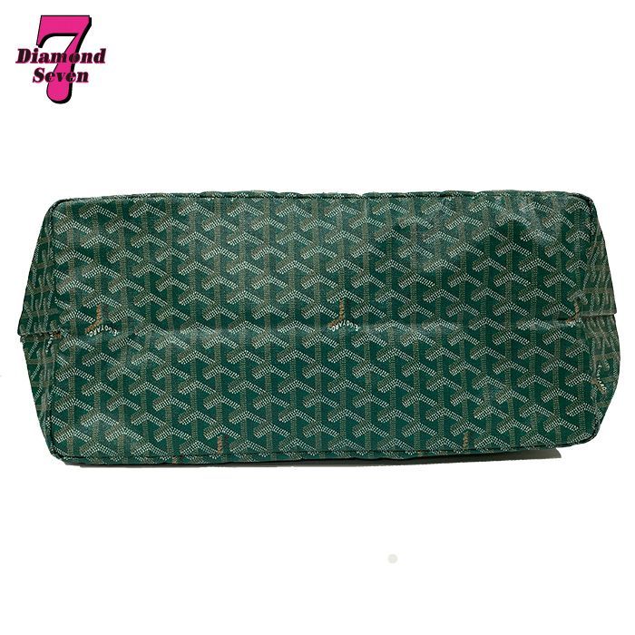 入手困難♪【GOYARD】グリーン サンルイ GM tote bag ポーチ付き 少量入荷♪【GOYARD】グリーン サンルイ GM トート ポーチ付き