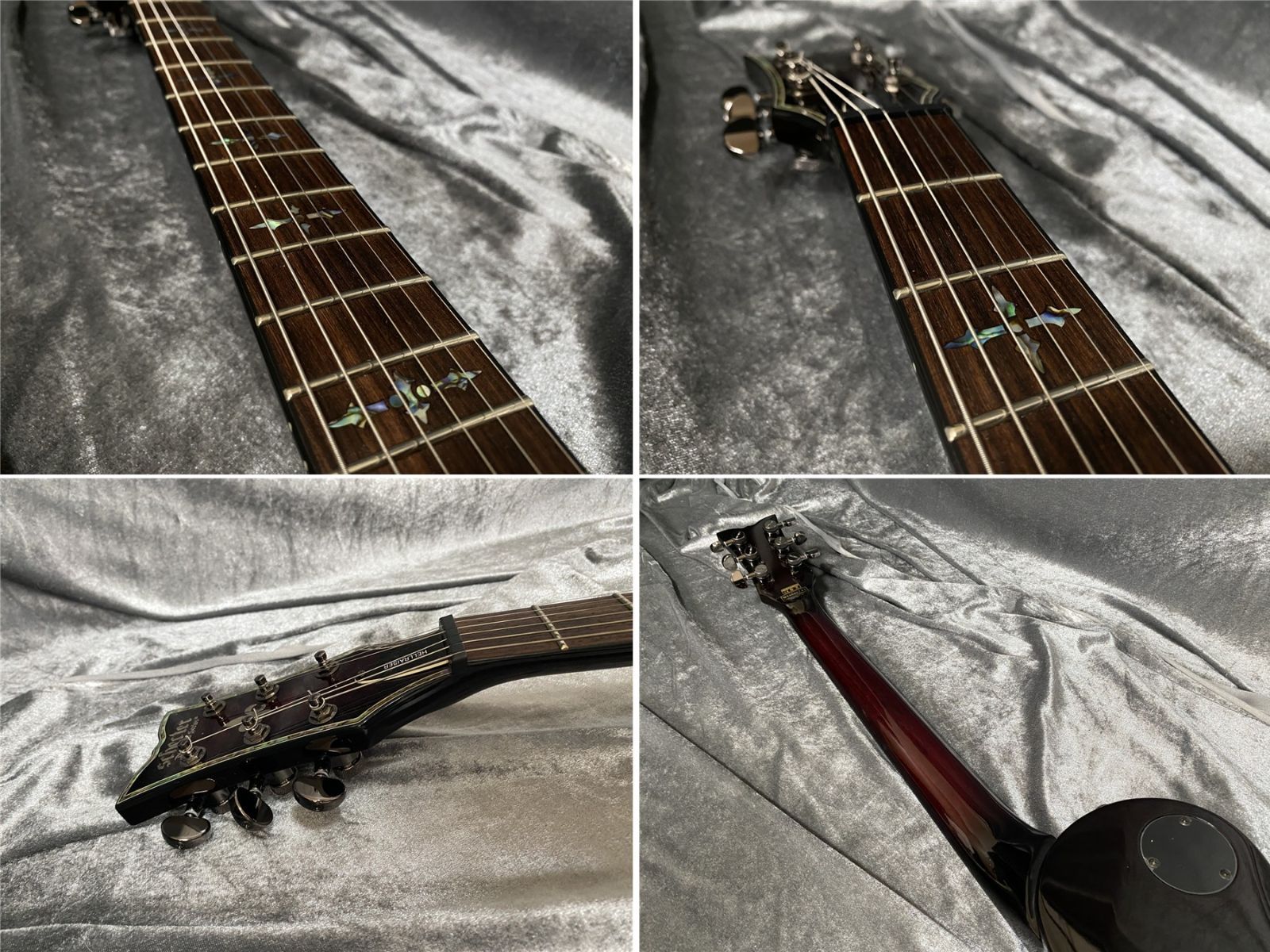 美品 Schecter AD-SOLO-6-HR EMGピックアップ搭載 コイルタップ付きの