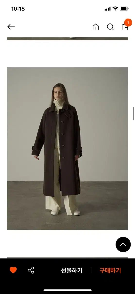 FACADE PATTERN ファサードパターン バルマカーン コート ブラウン M