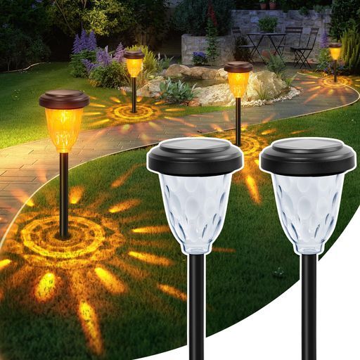 aurogeekソーラーガーデンライトソーラーライト屋外明暗センサー庭