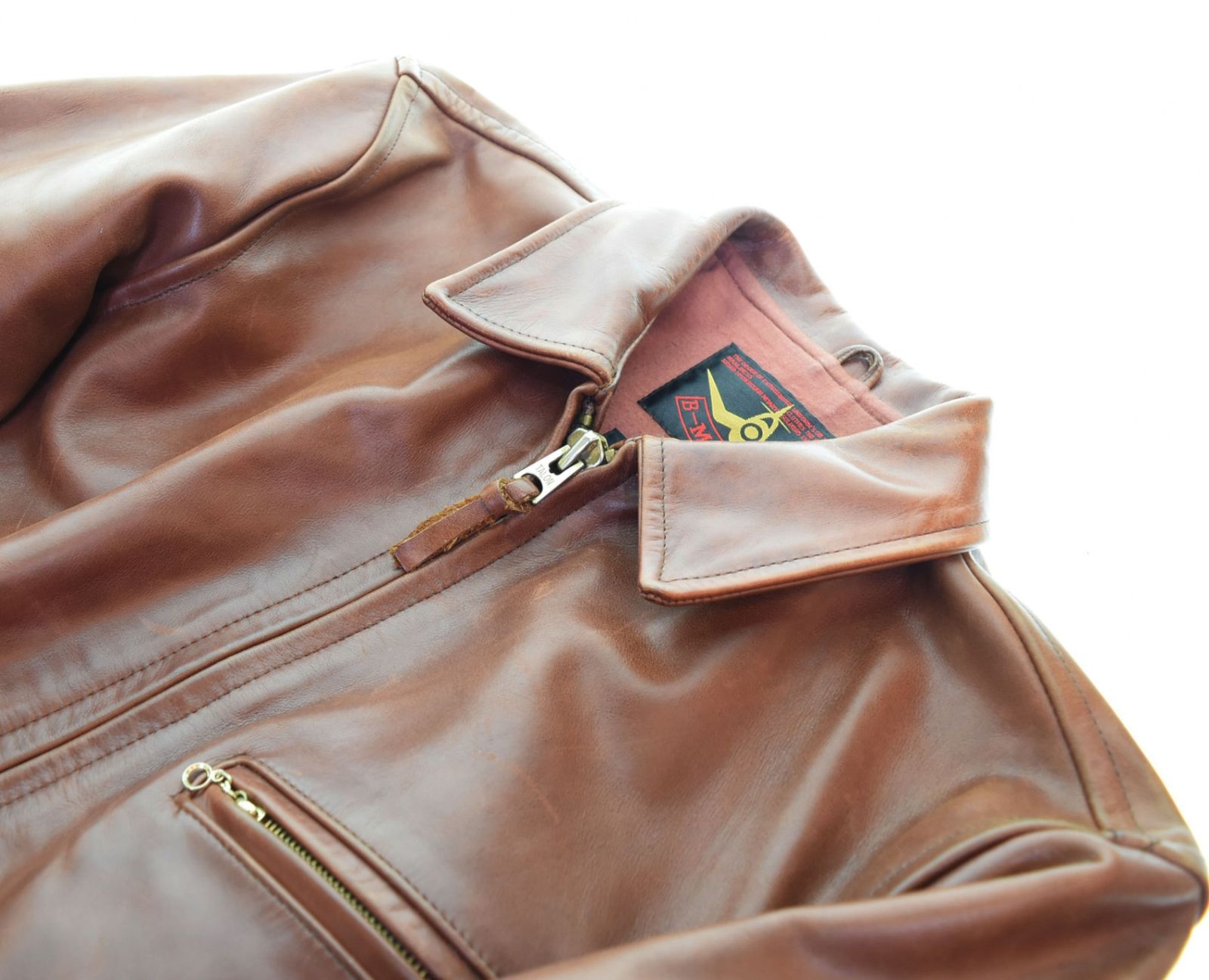ビーマッコイ B-MCCOY'S STEERHIDE LEATHER SINGLE RIDERS