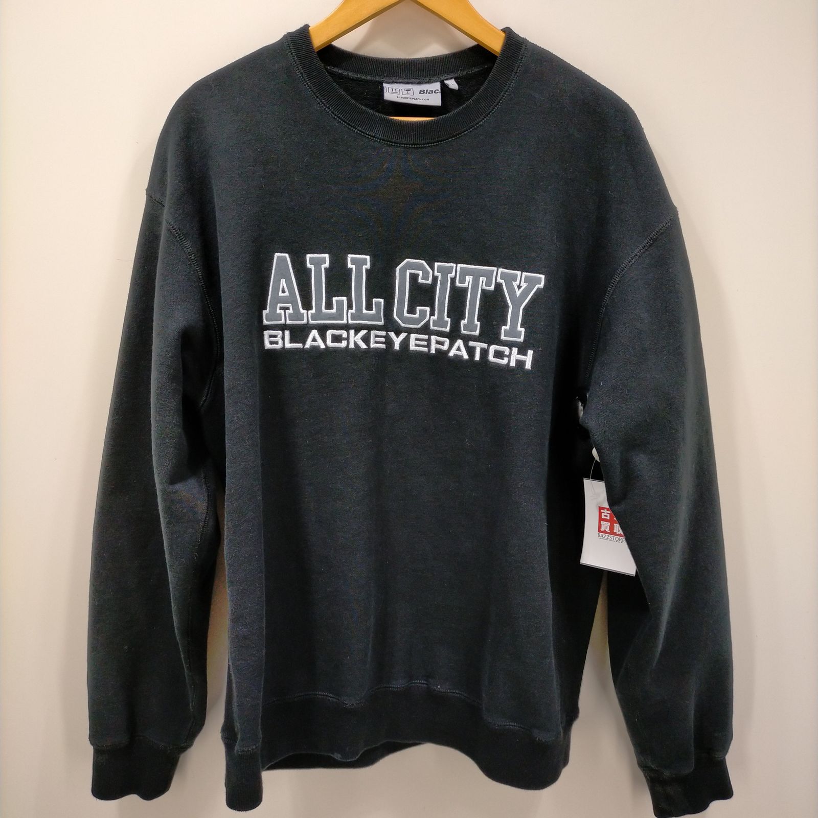 ブラックアイパッチ Black Eye Patch 21AW ALL CITYロゴ リバースウィーブ クルーネックトレーナー メンズ JPN：L -  メルカリ