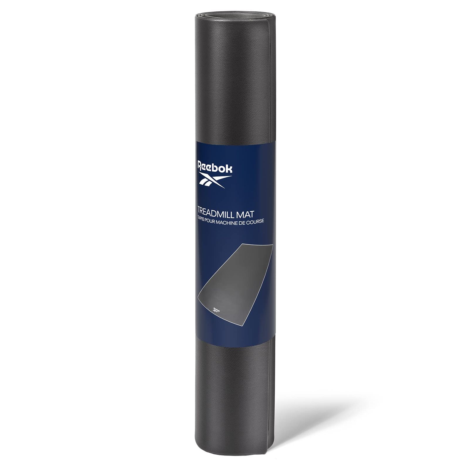Reebok リーボック ランニングマシン用フロアガードマット 6 mm厚 ブラック 200 x 100 cm フロアマット RAMT-10329-DS ストレッチ エクササイズマット 