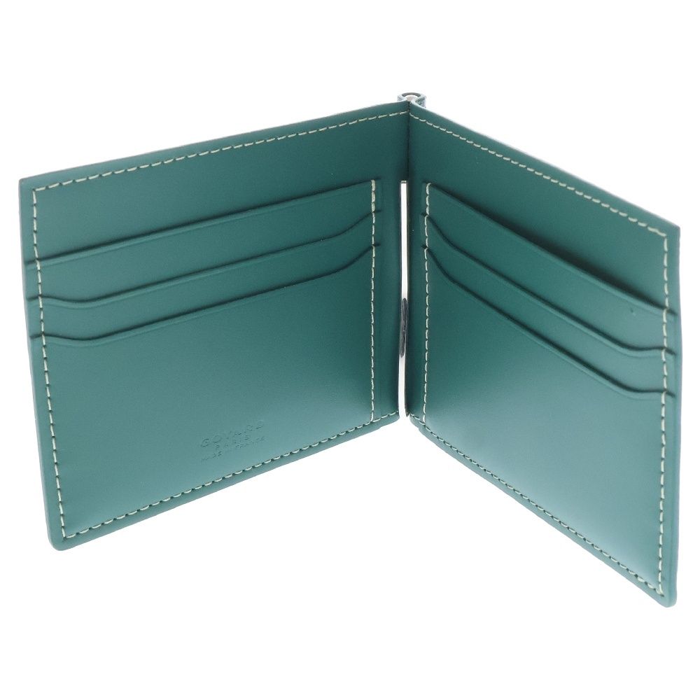 GOYARD ゴヤール カードケース グリーン 付属品完備 GOYARD(ゴヤール) カードケース サン・シュルピスカードケース