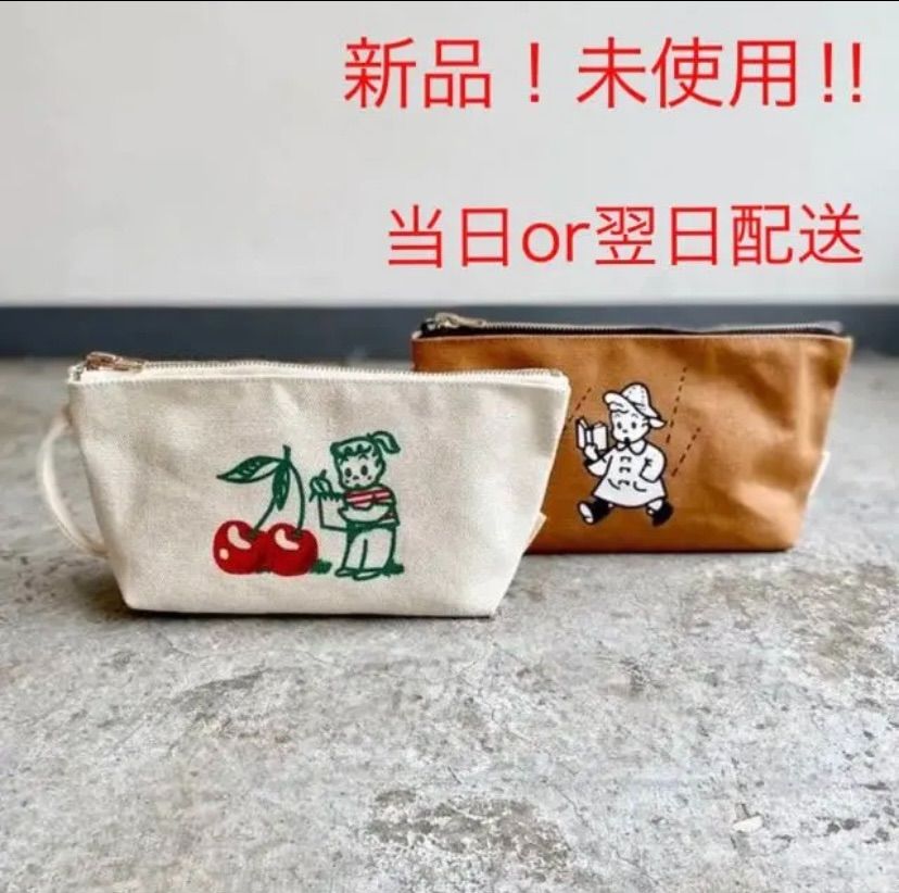 新品未使用 原田治 student pouch オサムグッズ ポーチ ジル - メルカリ