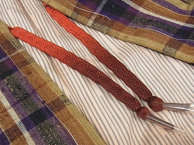 平和屋本店●極上　浦野理一　経節紬　アンサンブル　格子　着丈163cm　裄丈67.5cm　正絹　逸品　4kk0007 平和屋本店○極上 浦野理一 経節紬 アンサンブル 格子 着丈163cm 裄丈