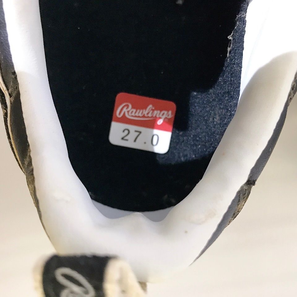 タグ付き】 Rawlings ローリングス スパイクシューズ ブラック 野球