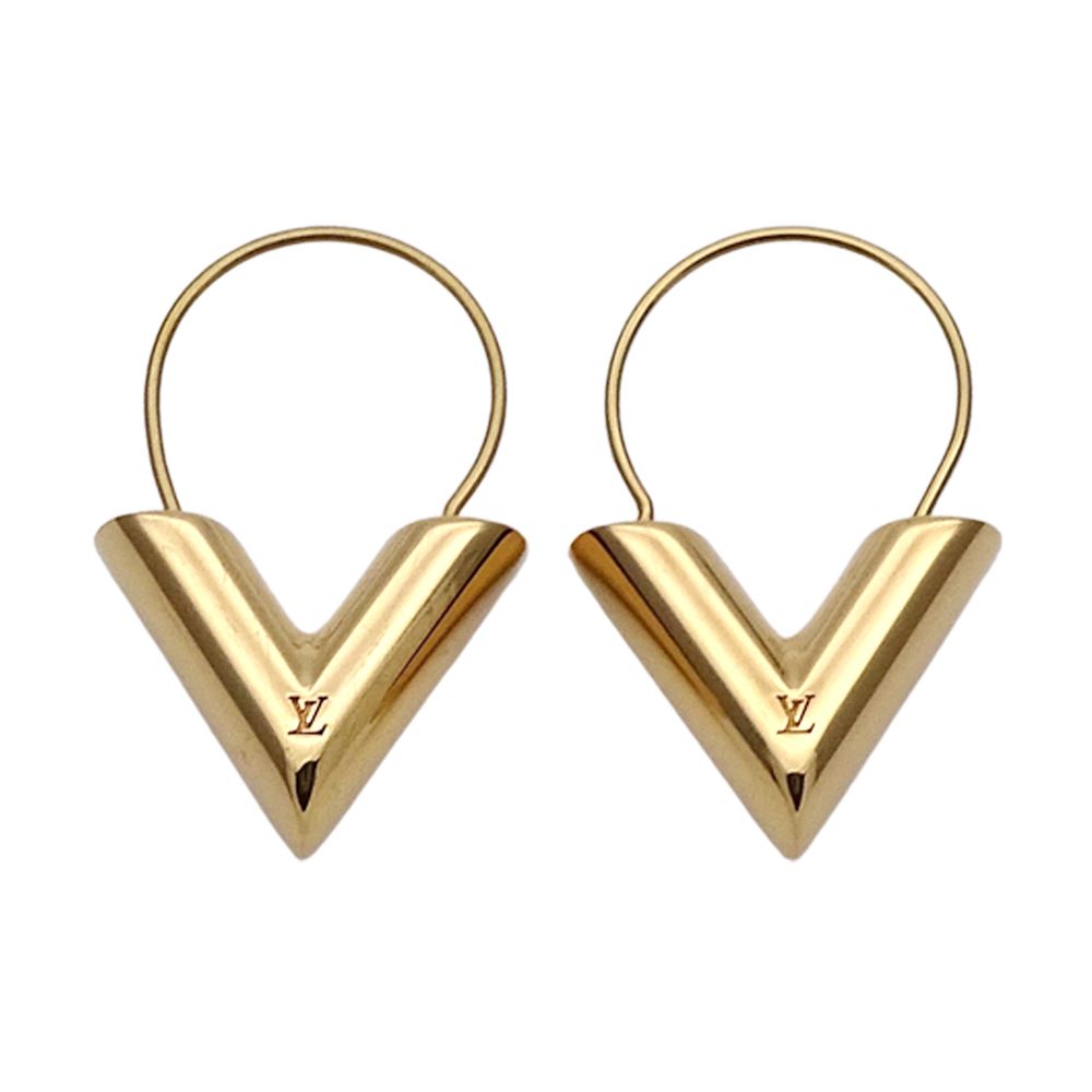 LOUIS VUITTON ロゴ ピアス 箱付き 美品 24AW☆》ルイヴィトン セットロゴピアス (Louis Vuitton/ピアス