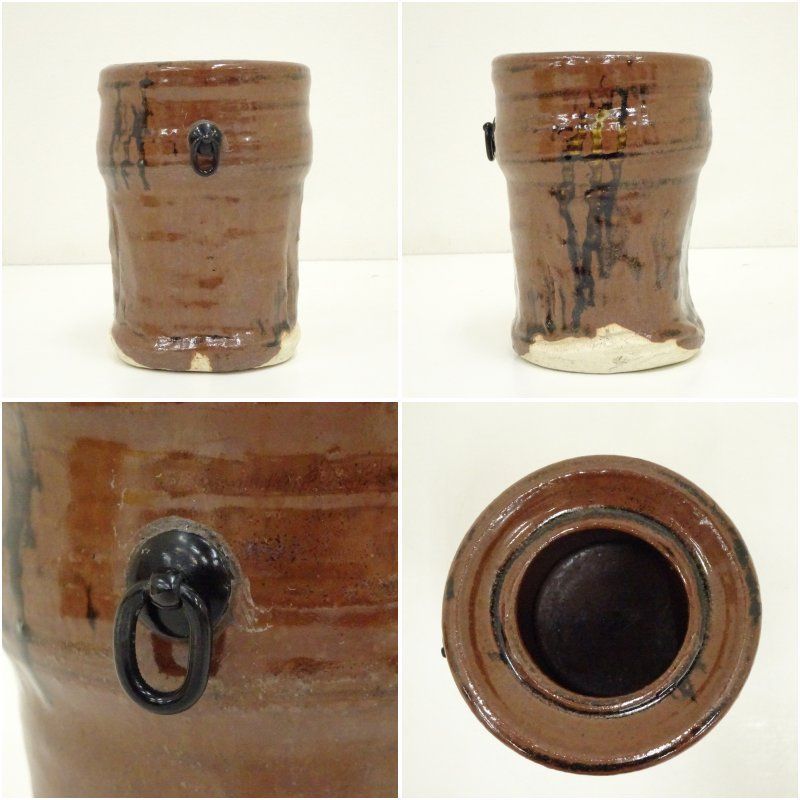 【真葛焼　宮川香斎　掛花入　華道　花器　花瓶　共箱】骨董　インテリア 真葛焼 宮川香斎 掛花入 華道 花器 花瓶 共箱】骨董 インテリア - メルカリ