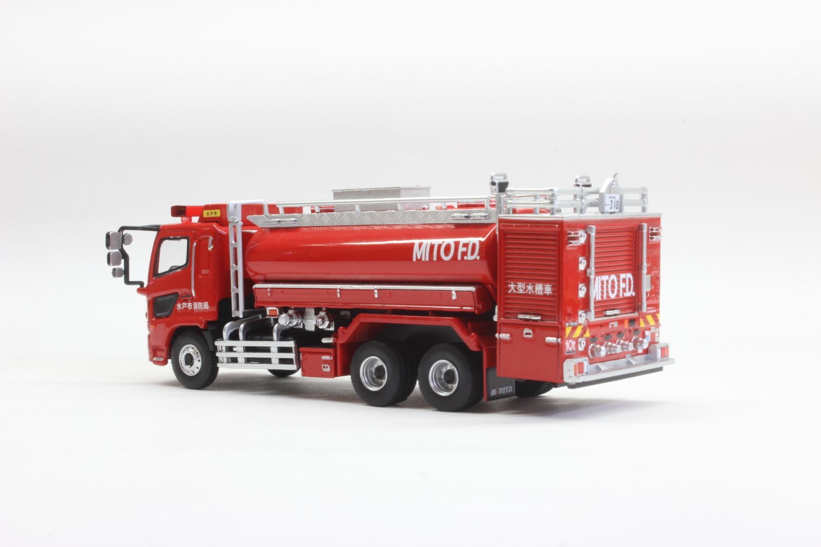 ACT CAR 大型水槽車 1/64 消防車 ACTCAR 1/64スケール 水戸市消防局 大型水槽車（桜水）Limited 500pcs