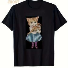 ねこぢる プリントシャツ 非売品 本日特価] 【綿100% 6.35オンス】男女兼用 猫Tシャツ子猫