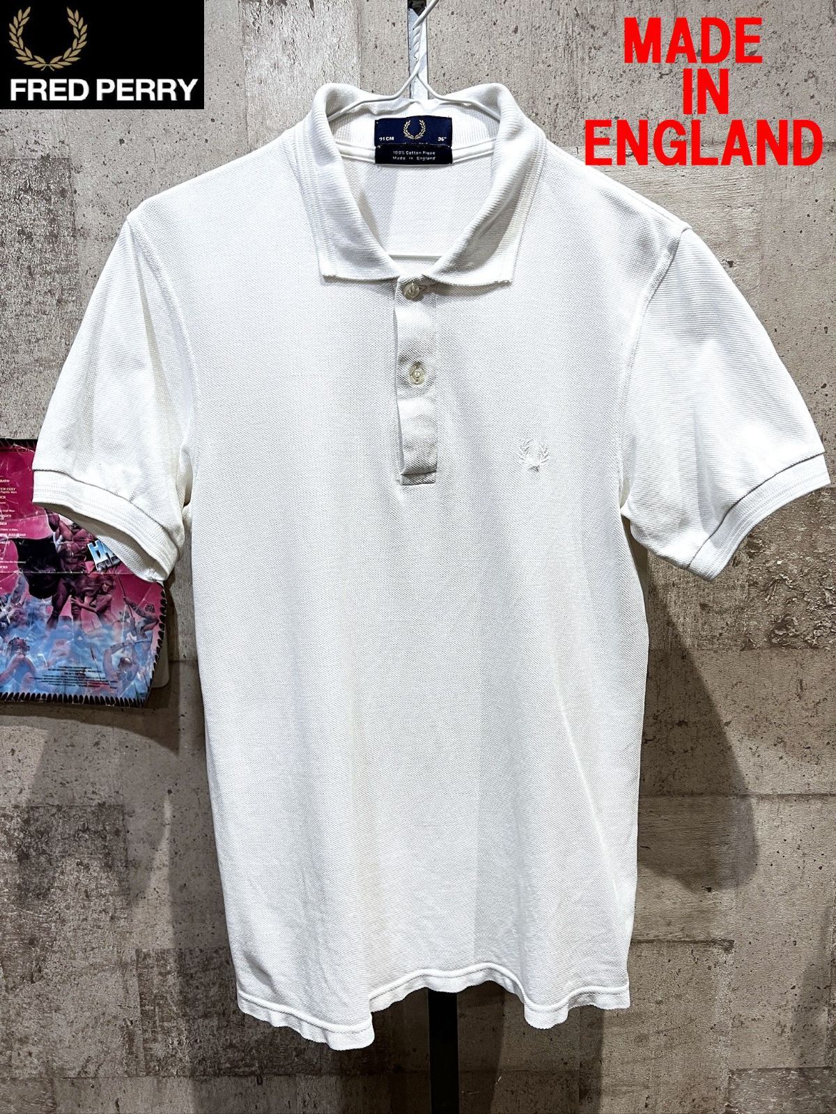 FRED PERRY ポロシャツ MADE IN ENGLAND FRED PERRY（フレッドペリー） ポロシャツ The Fred Perry Shirt - M2
