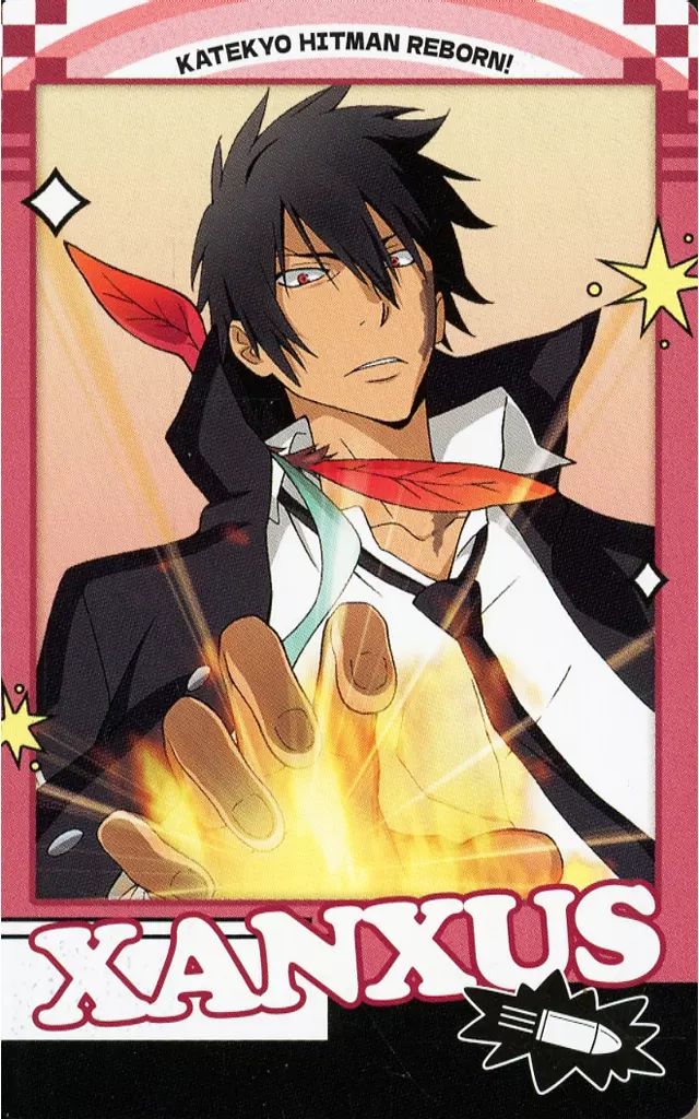 中古】キャラカード 47.XANXUS 「家庭教師ヒットマンREBORN! スナップ