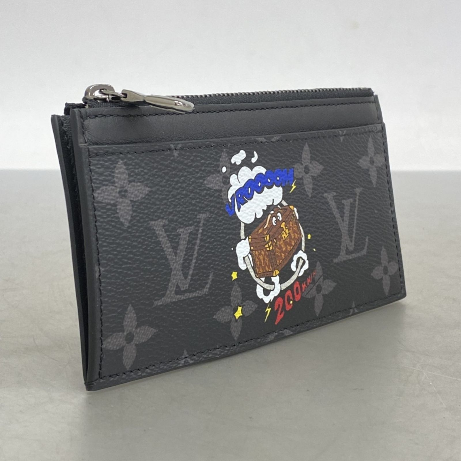 ルイ ヴィトン Louis Vuitton 財布 コインケース モノグラム エクリプス コインカードホルダー トランクデザイン M 80932 ブラックメンズ