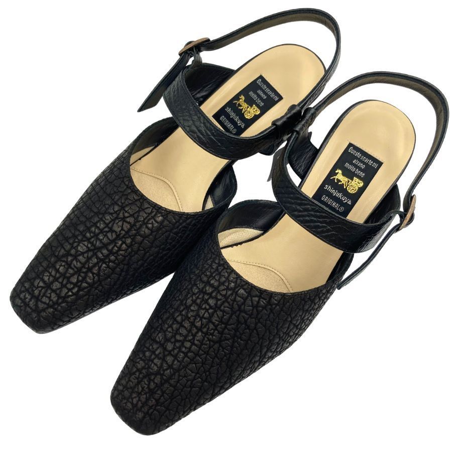 新宿屋 shinjukuya レザーパンプス24.0