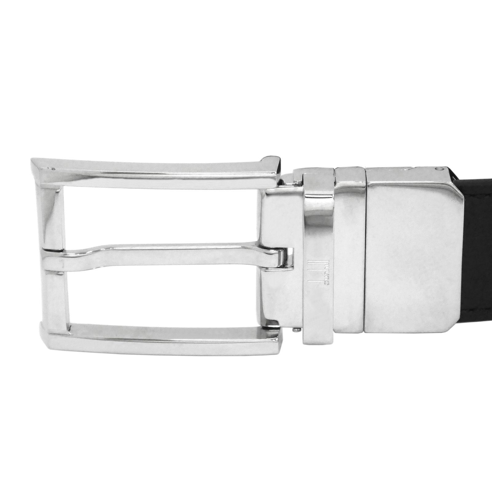 【新品未使用】Dunhill ダンヒル　リバーシブルベルト dunhill ダンヒル ピン式 リバーシブル ベルト 艶無型押ブラウン