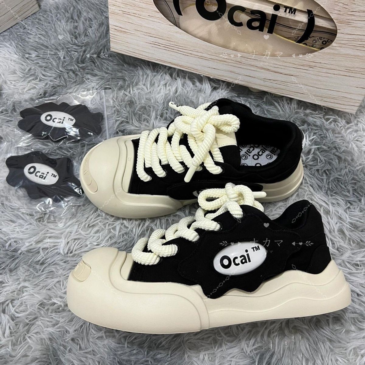 OCAI SMILE CANVAS オカイ スニーカー 黒