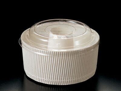 ｽﾓｰﾙｼﾌｫﾝ 白無地ペット蓋付 SC835A