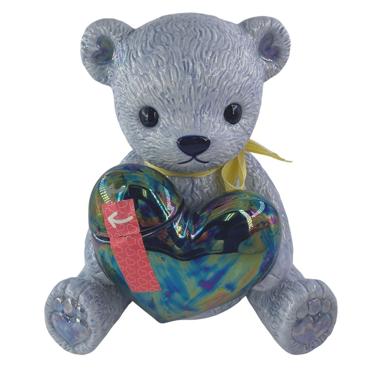 中古空ボトル テディデキャンタ くま Latte 白 飾りボトル 【中古