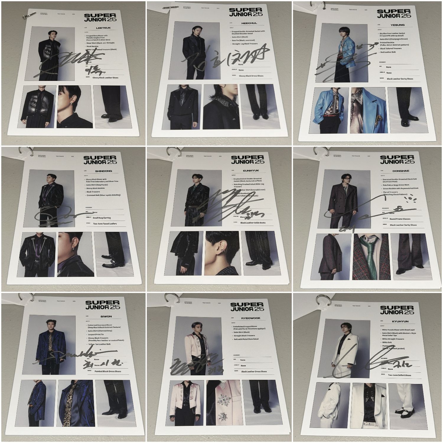 SUPER JUNIOR 直筆サイン Super Junior25 25 Ver.