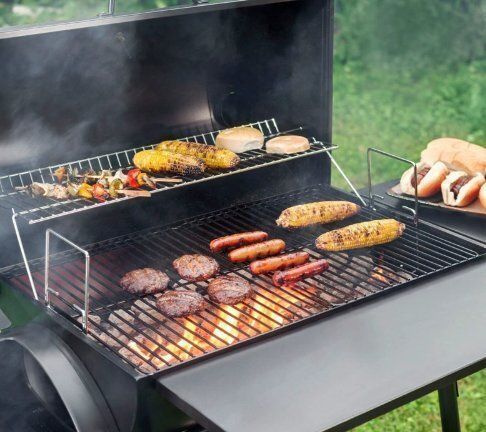 2つのバケツの炭子母焼ストーブを厚くしましたアメリカ式の屋外バーベキューグリル庭炭ストーブオーブンオーブン ZYP31秋冬