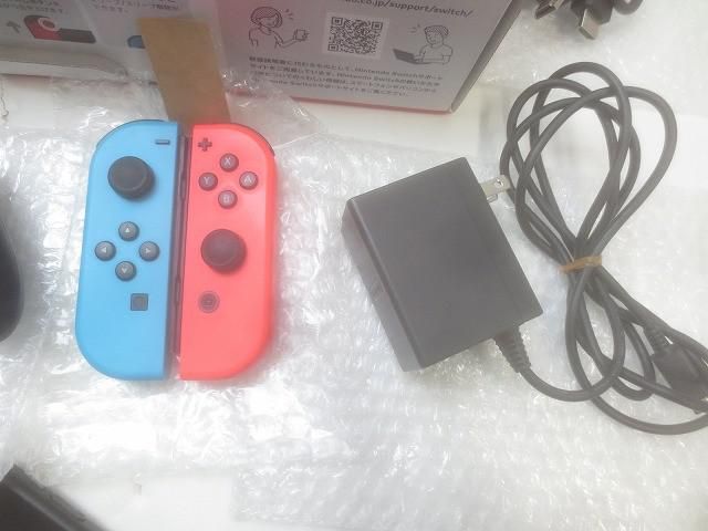  品 ゲーム Nintendo switch ニンテンドースイッチ 本体 HAC 001 01 ジョイコン ネオンブルー ネオンレッド 動作品 き 本体(Nintendo Switch) Nintendo Switch