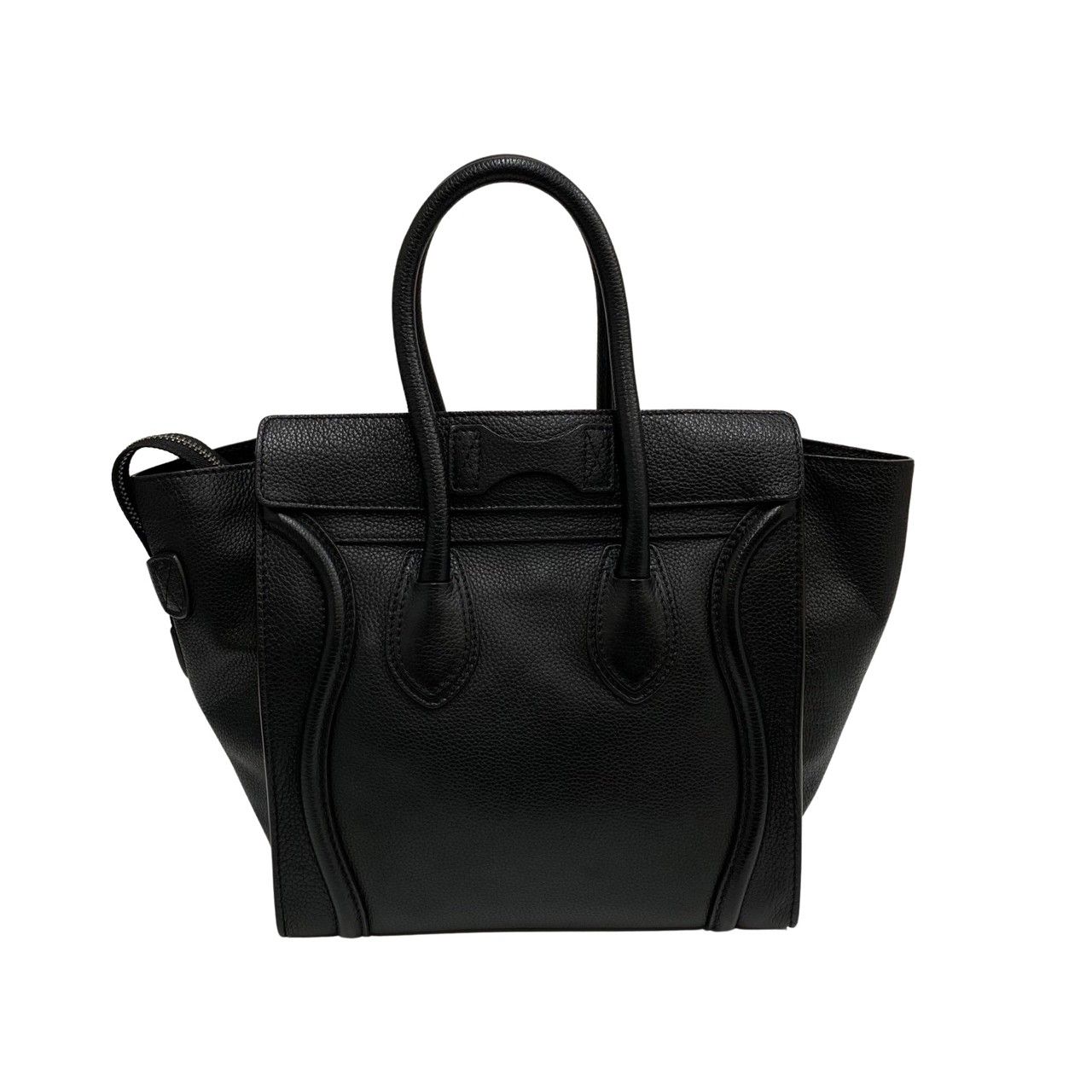 極 美品 保存袋付き CELINE セリーヌ ラゲージ マイクロ ショッパー 