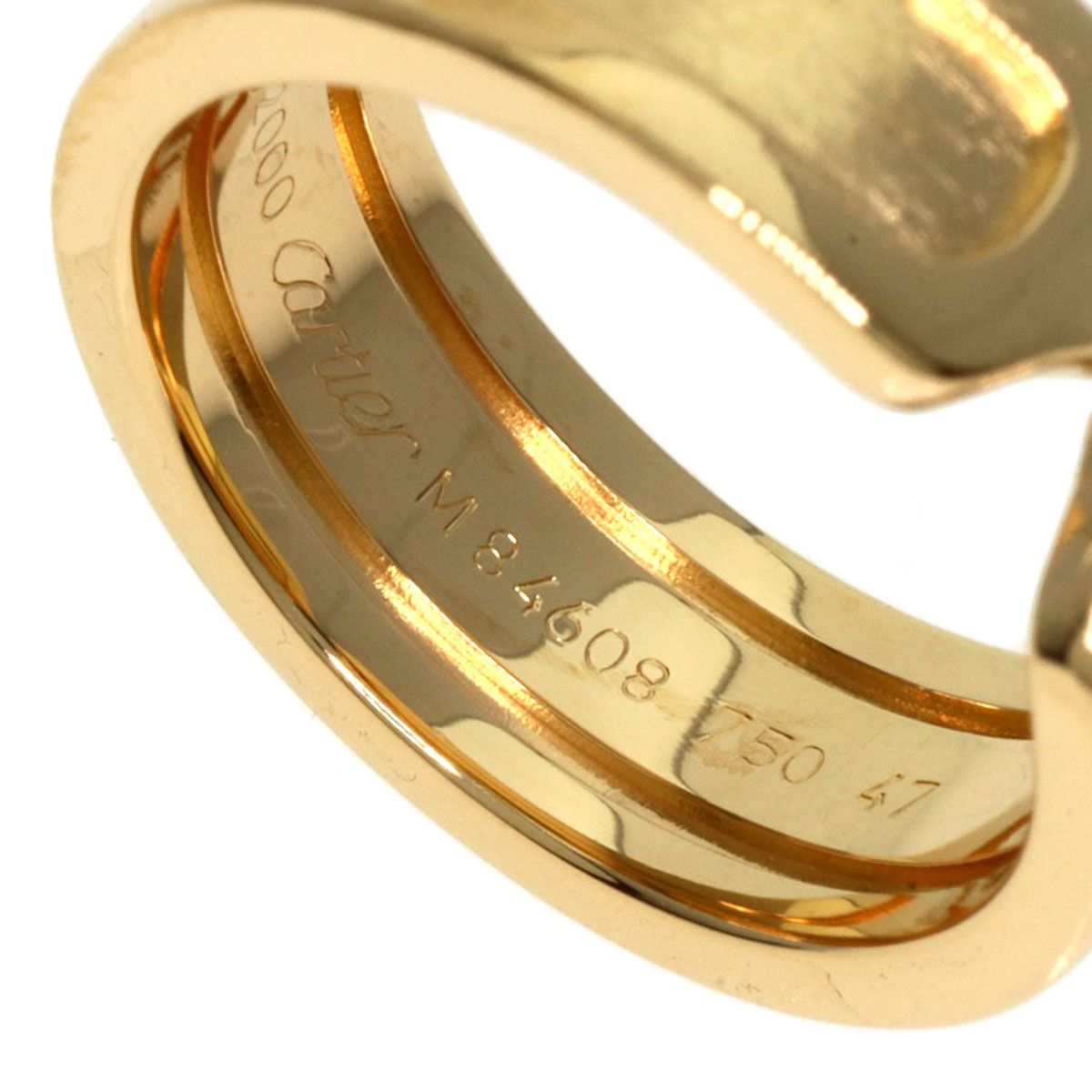 CARTIER カルティエ C2リング #47 リング・指輪 K18YG レディース 