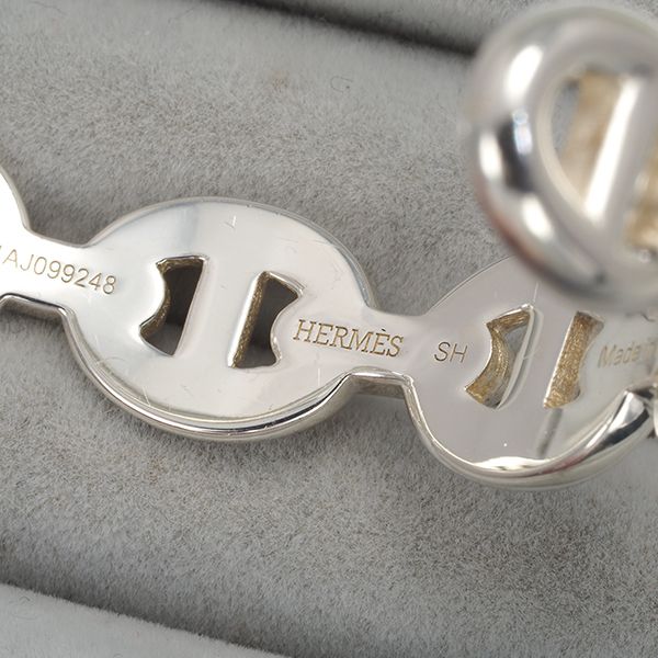 エルメス　シェーヌダンクル　アンシェネブレスレット　シルバー　HERMES HERMES(エルメス) シェーヌダンクルアンシェネバングル シルバー