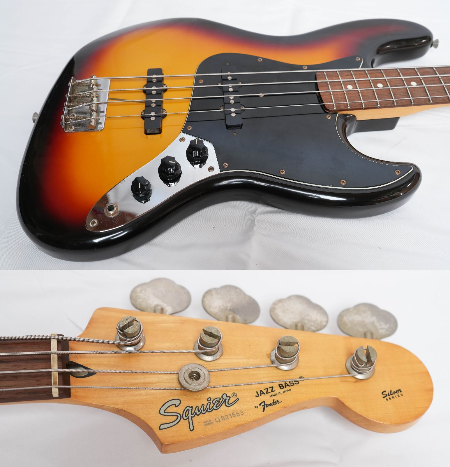 Squier Silver Series ジャズベース 日本製 Squier Japan Silver Series Precision Bass Black 1993