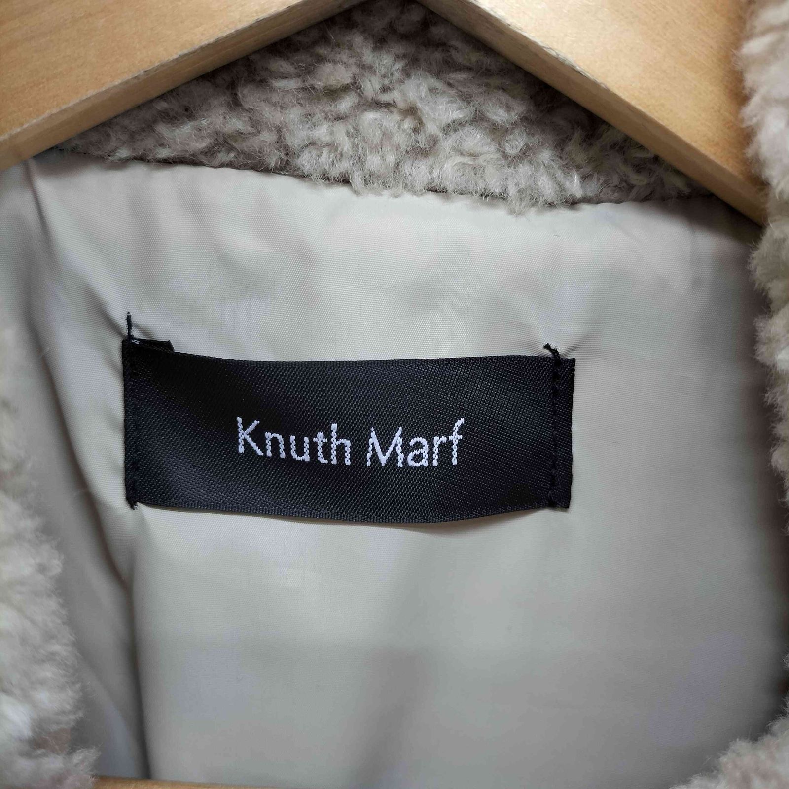 クヌースマーフ Knuth Marf boajacket ジップ ボアジャケット クヌースマーフ Knuth Marf boajacket ジップ ボアジャケット