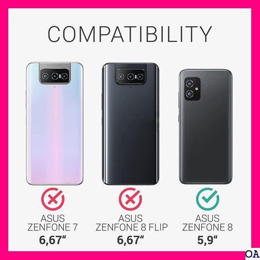 IV kwmobile スマホケース 対応: Asus Ze 衝撃 滑り止め ソフト TPU シリコン - 白色マット 1619 - メルカリShops