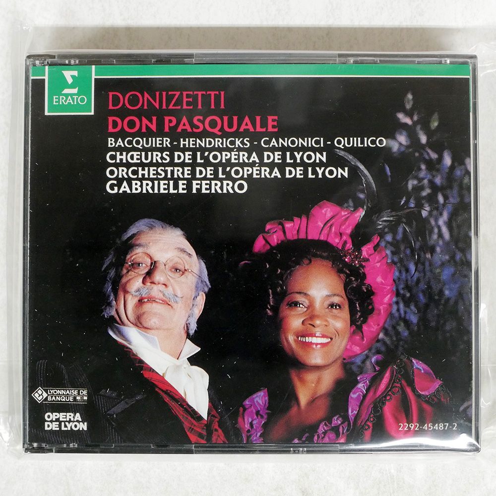 輸入盤 GABRIELE FERRO/GAETANO DONIZETTI: DON PASQUALE/ERATO